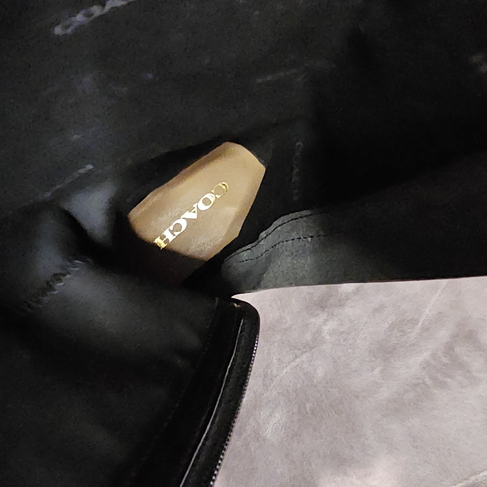 *NWOB* Coach Black Leather Boots (Never Worn) - Picture 13 of 16